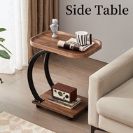 Side Table Small Table Corner Table Sofa Bedside Table C-shaped Side Coffee Table Removable Nordic