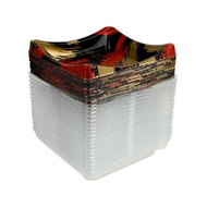 Box Sq Red/Gold 183.6X183.6X38Mm 20Set