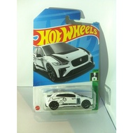 HW Hot Wheels. 2023 Green Speed Mini CollectionHW - 9. Jaguar I-Pace eTrophy. White by MATTEL