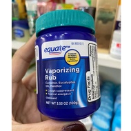 Equate Vaporizing Rub warm and cough suppressant oil 100g American product