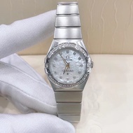 Omega Omega Omega Watch Ladies Original Diamond Stainless Steel Watch