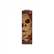 Brown Skull Design 18650 Battery Wrap Skin Sticker