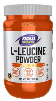 NOW Sports Nutrition, L-Leucine Powder, Builds Lean Tissue*, Amino Acids, 9-Ounce