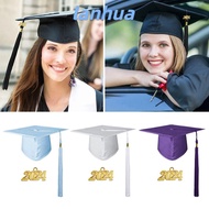 LANHUA Graduation Hat, 2024 Graduation Congrats Grad Mortarboard Cap, Degree Ceremony University Graduation Season University Academic Hat