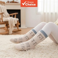 3 pairs of winter baby socks, thermal cotton non-slip toddler socks for boys and girls aged 6 months