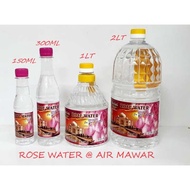 Air Mawar (rose water) 150 ML / 300 ML / 1 LT / 2 LT bottle ready stock