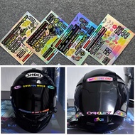 [Ready Stock] Sticker Motor Rainbow Helmet Design Motor Side Strip Bike Car Styling Oakley Vinyl Dec