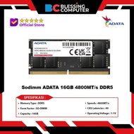 Sodimm ADATA 16GB 4800MT/s DDR5