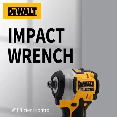 2025DEWALT DCF922 Wireless Impact Wrench Rechargeable High Torque 406Nm(Reverse) 1/2" 2500 RPM Unive