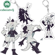 CABEZATWLJ Miss Circle Acrylic Keyring, Fundamental Paper Education Claire Fundamental Paper Educati