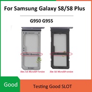 Sim Card Holder Tray Card Slot For Samsung Galaxy S8 G950 G950F G950FD Single Duos Dual Sim Card Slo