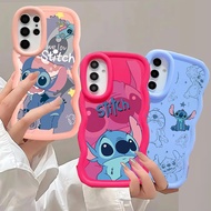 Cute Naughty Big Eye Stitch Case For Xiamo Redmi Note 14 13 Pro Plus 5G 12 4G 14S Redmi 14C 13C 13 C
