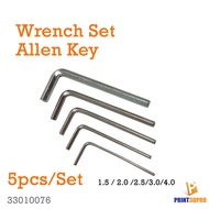 3D Tool Wrench Set Allen Key L Hexagon