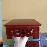 Square base for incense bowl. pedestal for incense wood Buddha statue Buddha stand base