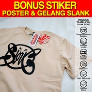 SLANK 1994 - CREAM - SHORT SLEEVE - 100% ORIGINAL MADE IN SLANKERS - SLANK T-SHIRT - TAMPIASIH STORE