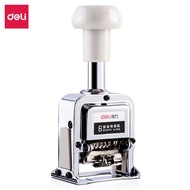[New Style] Deli Automatic Numbering Machine 6-Digit 7-Digit 8-Digit 9-Digit 10-Digit Coding Machine