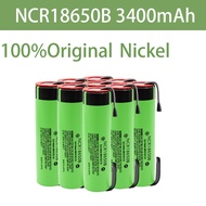 2021 New Original 18650 Battery NCR18650B 3.7V 3400mah 18650 Lithium Rechargeable Battery Welding Nickel Sheet batteries