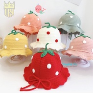 MATAHARI Latest baby girl sunflower embroidered braided beanie hat baby girl beanie cute wig baby ha