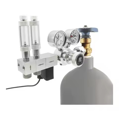 Fzone Pro Aquarium CO2 Regulator Pressure Solenoid High Cylinder Valve Accessories Fish Tank Equipme
