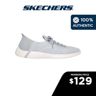 Skechers Women Slip-Ins On-The-GO Swift Astounding Shoes - 137251-GRY Air-Cooled Memory Foam Heel Pillow Machine Washable Slip-Ins Stretch Fit Ultra Go