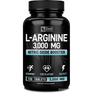 ZealsL-Arginine-3000mg,150Tablets|NitricOxideBooster|LArginineforMen&Women|SupportEnergy,Circulation