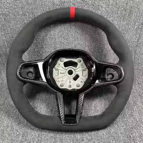 Black suede Steering Wheel For BMW G42 G01 G02 G05 G06 G11 G12 G20 G22 G23 G30 G38 X3M X5M M2 M3 M4