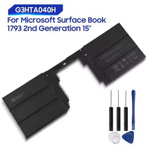 Original Replacement Battery For Microsoft Surface Book 2 2nd Gen 15" 1793 Keyboard G3HTA040H G3HTA0