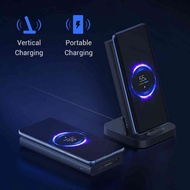 Original Xiaomi Mi Wireless Power Bank 30W Vertical Base Automatic Induction Wireless Charger Wired 