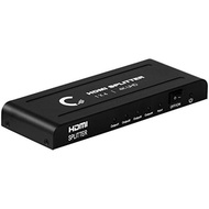1x4 HDMI Splitter |   4 Port |   1 in - 4 Out |   Ultra HD 4K/2K @ 60Hz (60 fps), HDR |   HDMI 2.0, 