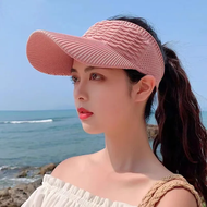 Topi senam rajut sport merah wanita topi senam aerobik olahraga wanita topi wanita senam kekinian
