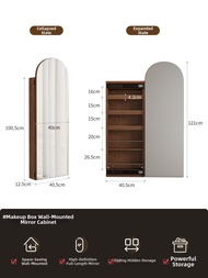 DONGMU | Storage Dressing Half Mirror