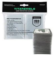 TitanShield (150 Sleeves) Standard Size Board Game and Matte Trading Card Sleeves Deck Protector...