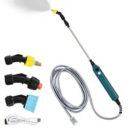 Sihgmy Stainless Steel Water Hose Sprayer Wand Spray Adjustable Electric Power Display Handheld Retr