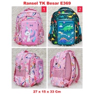 Kindergarten Preschool Backpack Import Large Pencil Case E369 Unicorn Dinosaur School Bag