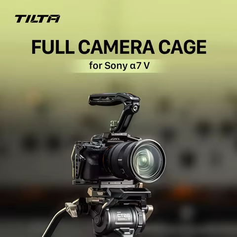 TILTA TA-T100 Full/Half Camera Cage Kit for Sony A7 V A7M5 A7R V with Cable Clamp Xeno Side Handle P