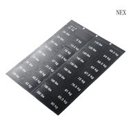 NEX Weight Stack Labels Weight Sticker Labels Weight Block Sticker 4 5kg to 90kg