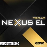 【正品桌球專賣店】 GEWO Nexxus EL Pro 48 桌球膠皮