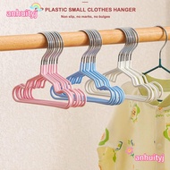 AHTY 10PCS Pet Hanger, Solid Color Non-slip Pet Clothes Hanger,  Metal DIY Display Rack Mini Pet Sto