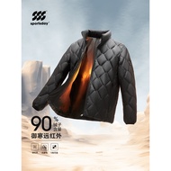 HLA/Hailan House 2025 Autumn Winter Lightweight Down Jacket Jacket Men Stand Collar Windproof Pure B