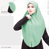 Tudung Bawal LUNA Bawal Instant Tudung Bawal Sarung Tudung Bawal Instant