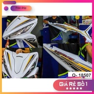 [ QUÍ KHÁCH VUI LÒNG MANG TEM RA TIỆM CHO THỢ DÁN] TEM RỜI xe Wave Rsx 110 2014 dán xe trắng