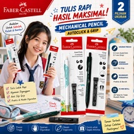 FABER CASTELL AutoClick Grip Mechanical PencilFABER CASTELL 0.5 0.7 Ergonomic Premium White Purple b