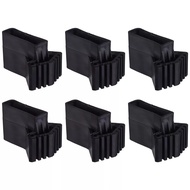 <ISHOWMAL> 4/6Pcs Replacement Non Slip Rubber Folding Ladder Leg Feet Pads Foot Covers