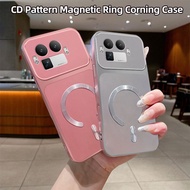 Metallic Paint Magnetic Soft Case For Realme GT 8 7 6 6T Pro Neo 6 SE Note 80 9 Pro 8 5 5i 5s 6i V25