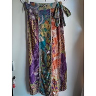Seesomethingcool | Y2k boho bohemian style outfit wrap skirt motif