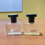Chanel 25ml perfume bottle with black thread cap / 25ml glass perfume bottle