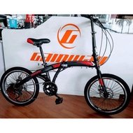 Morgan 20 inch Saiguan 2x7 Speed Folding Disc Gear Bike BMG20F80ST