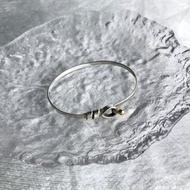 【 日本直送 名牌中古包 】Tiffany & Co. 蒂芙尼 手鐲 銀色 Hook & Eye 純銀925 vintage 45sssk