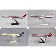 Northwest Airlines plastic assembled aircraft model NWA Boeing B757 TWA B717 CRJ200