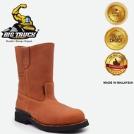 MEN SAFETY BOOTS MEN SAFETY SHOES BIG TRUCK MEN'S SAFETY BOOTS 8" PULL ON SS8018